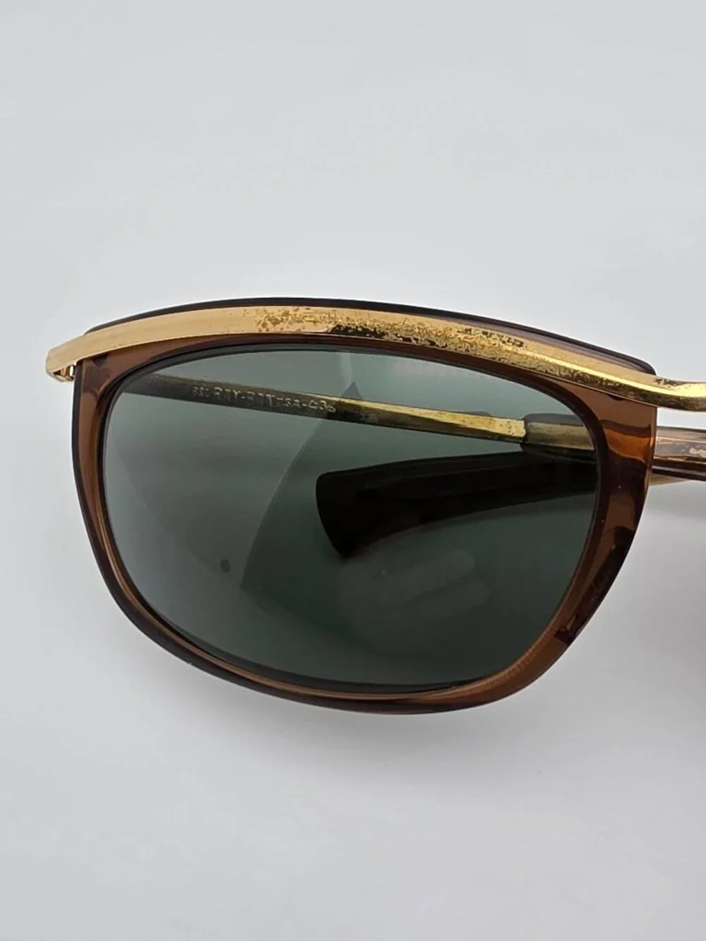 Ray-Ban B&L L1001 Olympian I Bronze-Lite Frame G-15 Glass Lens Sunglasses 62mm